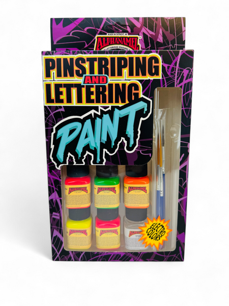 ALPHANAMEL ELECTROSHOCK PINSTRIPING + LETTERING PACK 1oz - PRICES EXCLUDE GST
