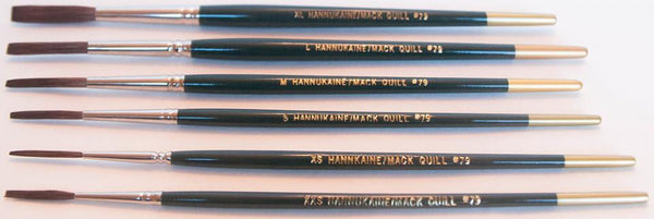 MACK Hannukaine Quill Pinstripe Brush/Brushes Set of 6